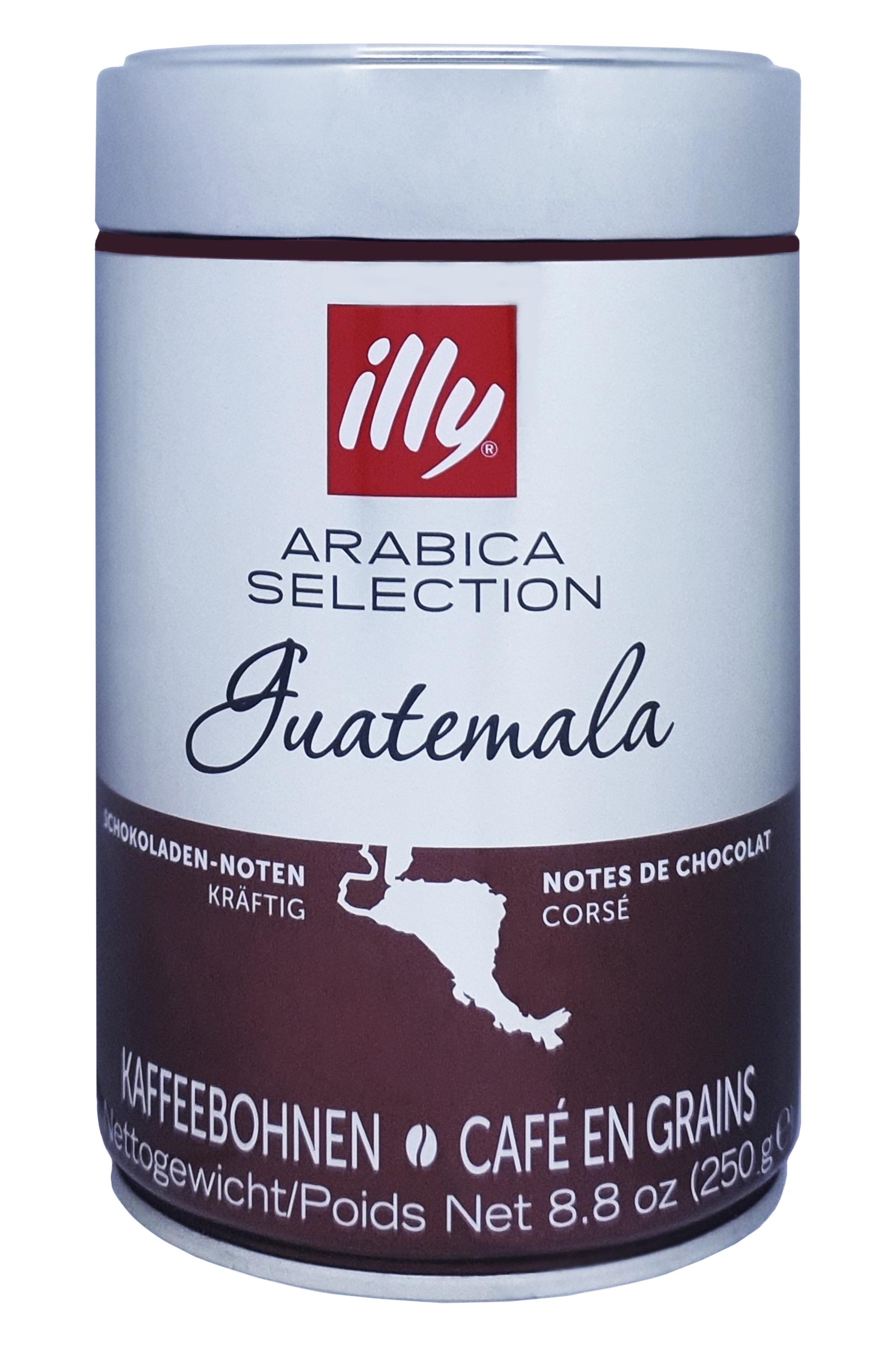 Кава illy Monoarabica Guatemala зерно в металевій банці 250 г (52566)