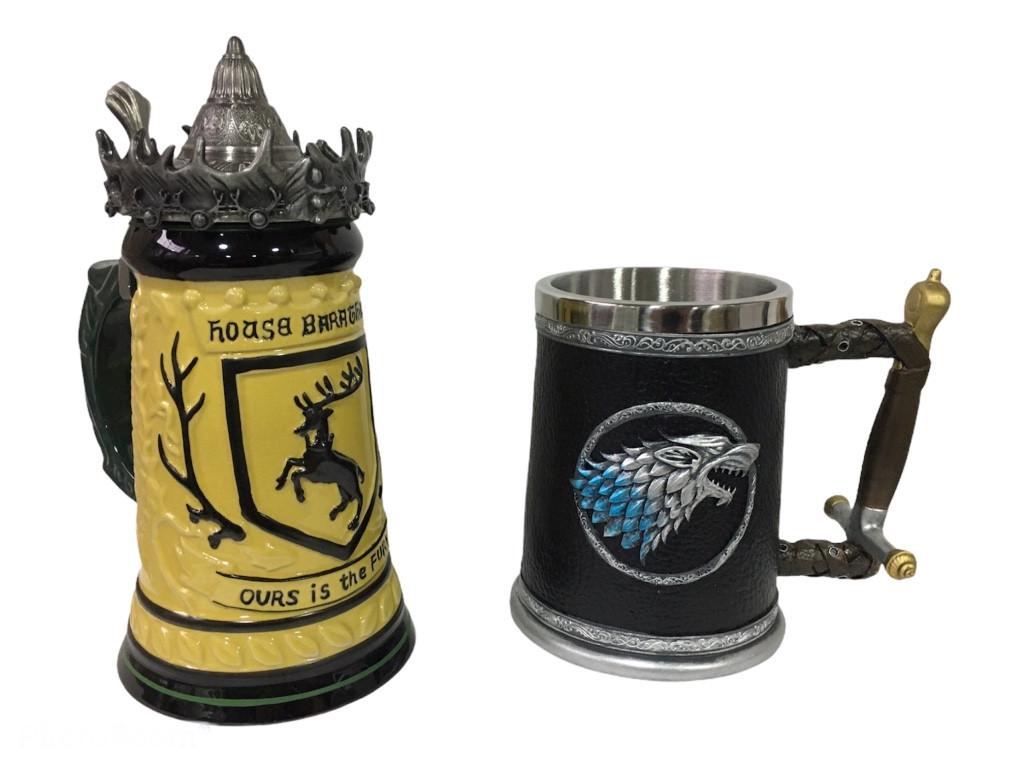 Подарочный набор кружка House Герб Баратеонов Игра Престолов и Winter Is Coming Stark 650/600мл - фото 1 Подарочный набор кружка House Герб Баратеонов Игра Престолов и Winter Is Coming Stark 650/600мл - фото 1