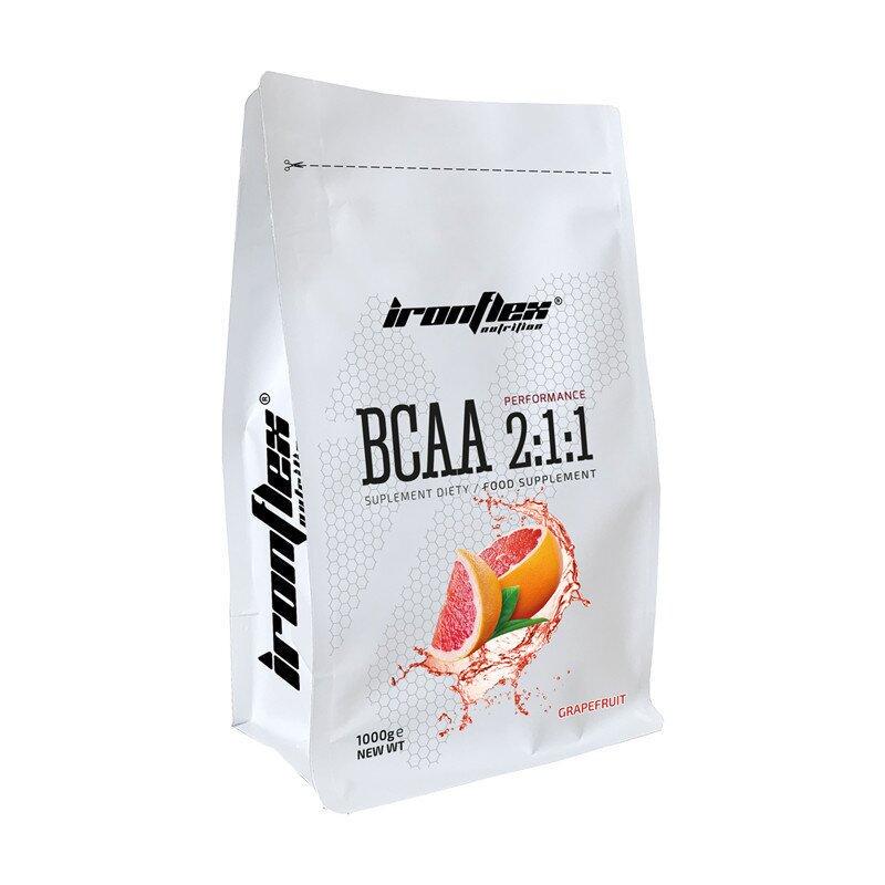 Аминокислота BCAA IronFlex BCAA 2-1-1 Performance Грейпфрут 1 кг (2543069398)