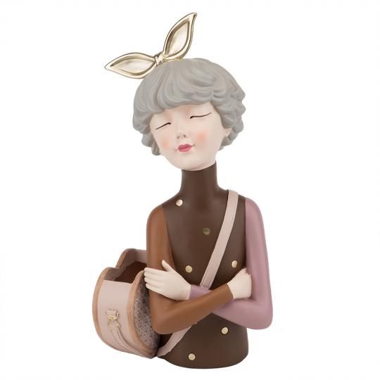 Ваза статуетка Magic Gardens Dream Дівчина з cумочкою 35х13х17 см - фото 3 Ваза статуетка Magic Gardens Dream Дівчина з cумочкою 35х13х17 см - фото 3