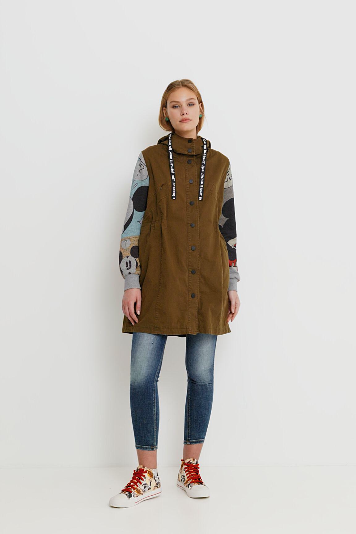 Куртка женская Desigual 21swew16 M Хаки - фото 2 Куртка женская Desigual 21swew16 M Хаки - фото 2