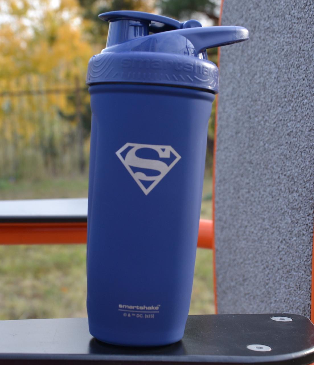 Шейкер спортивний SmartShake Reforce 900 ml Superman - фото 9