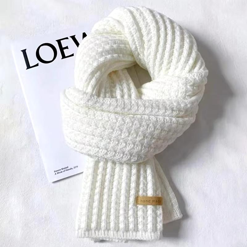 Шарф шерстяной 180x25 см Белый (4673932ws) - фото 3 Шарф шерстяной 180x25 см Белый (4673932ws) - фото 3