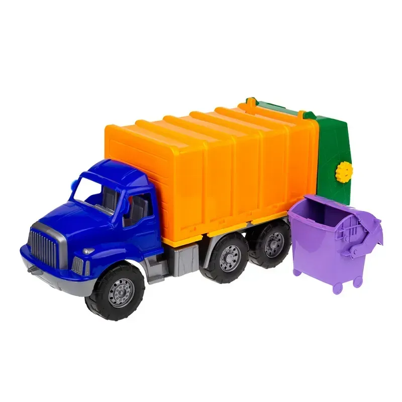 Игрушечная машинка мусоровоз Colorplast Магирус 58х20х25 cм Сине-желтый (150-98-CP0497.1)