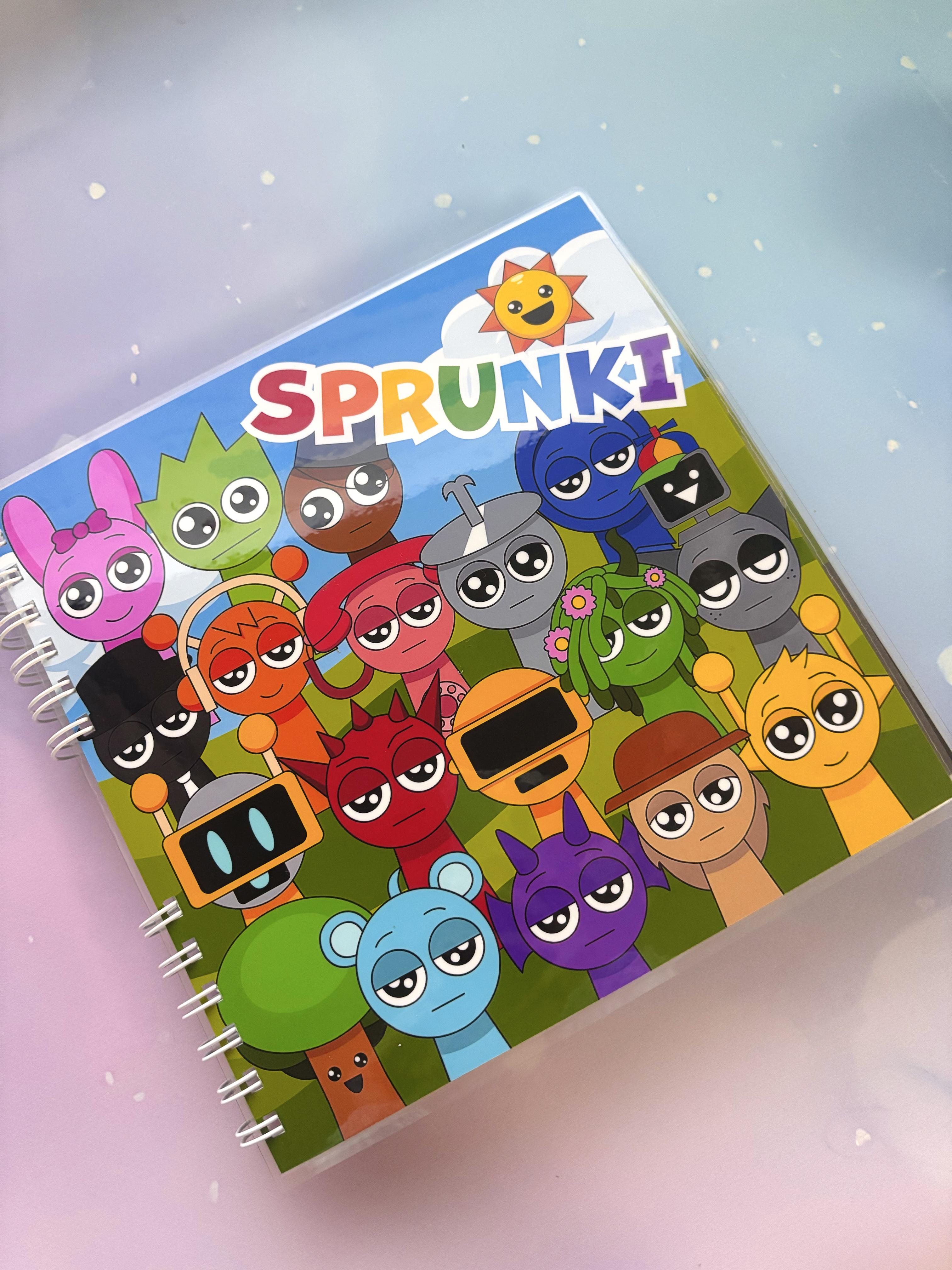Альбом Sprunki на липучках (31731280) Альбом Sprunki на липучках (31731280)