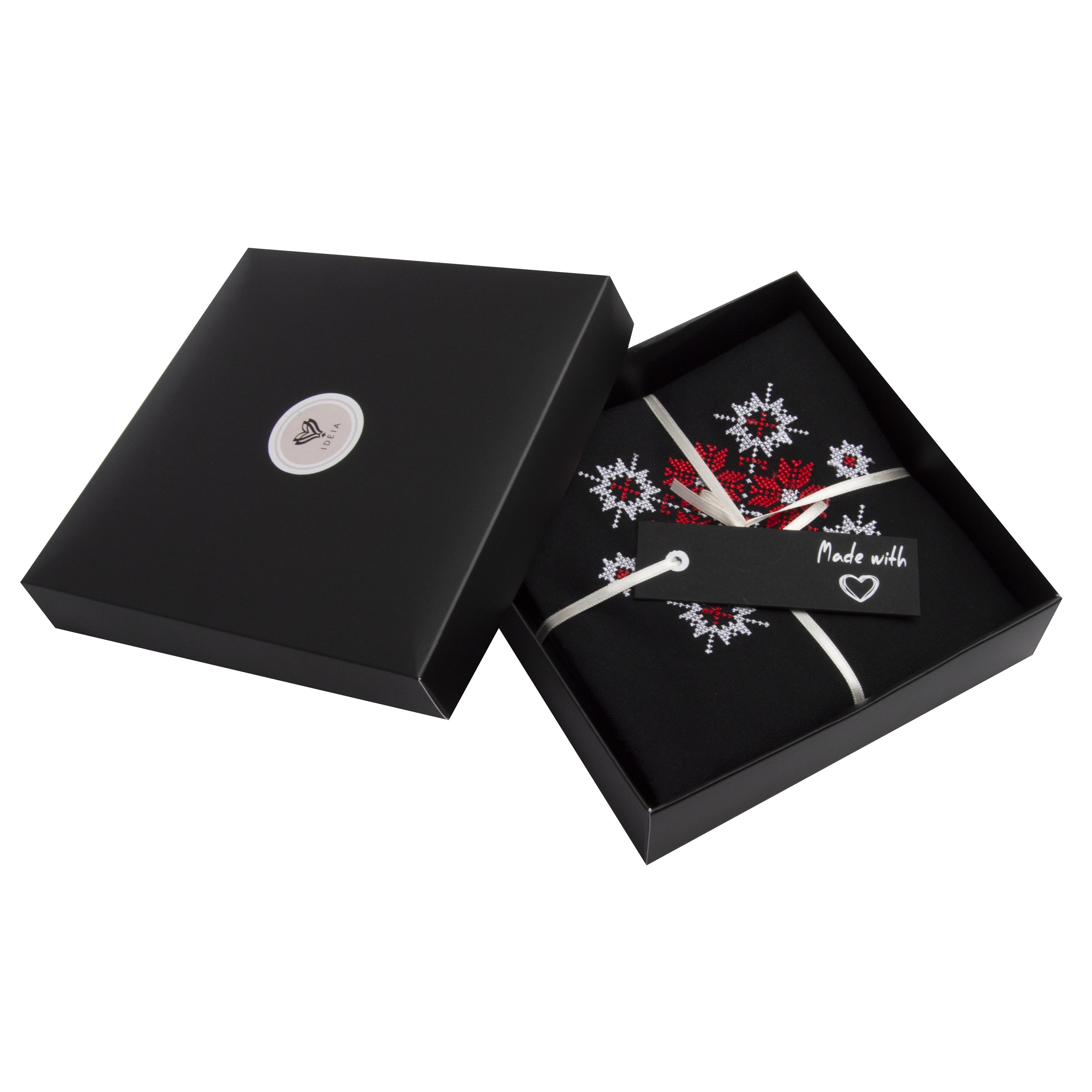 Фартук с этно вышивкой и карманом водоотталкивающий Черный (25646) - фото 10 Фартук с этно вышивкой и карманом водоотталкивающий Черный (25646) - фото 10