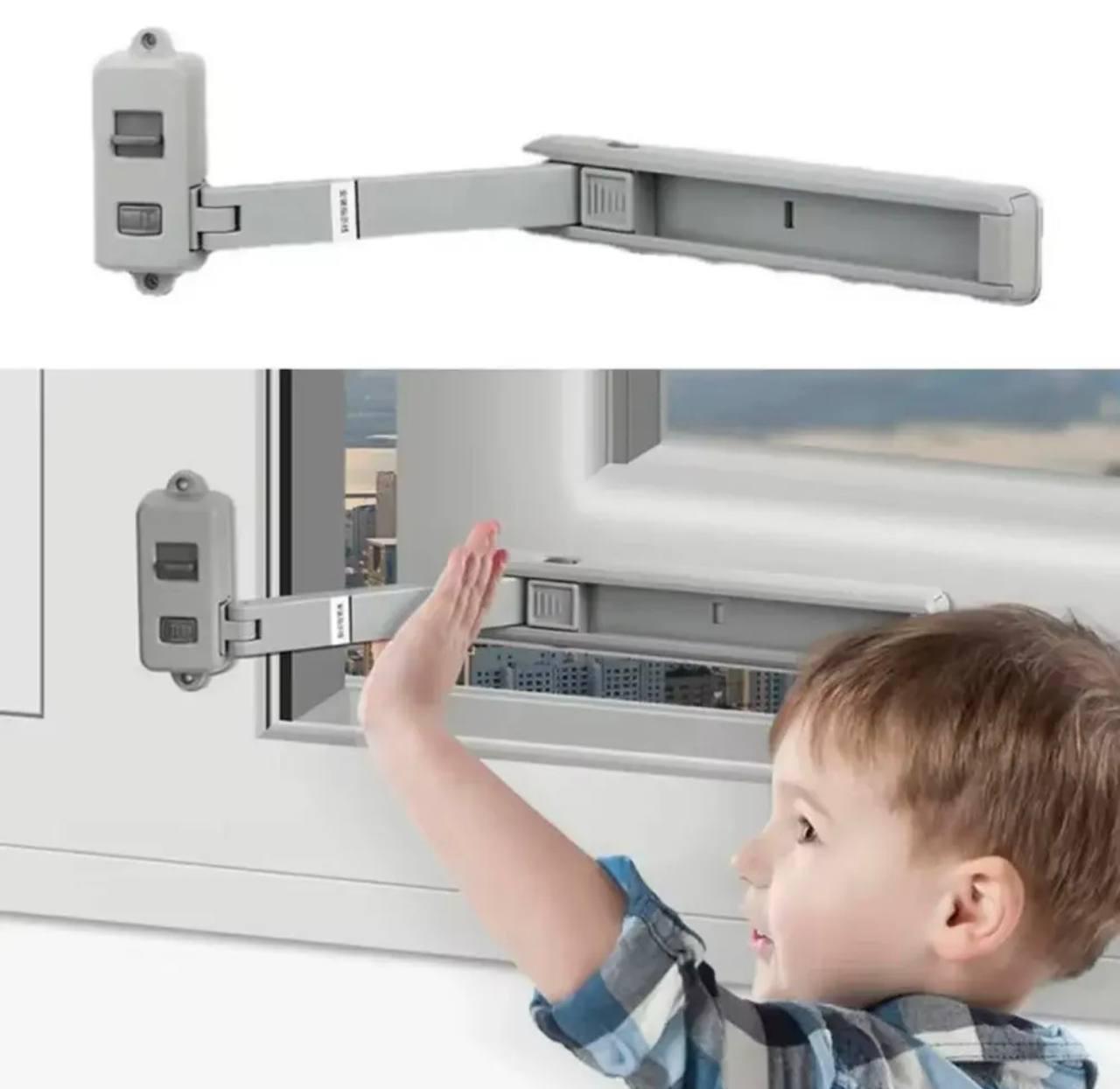 Замок пластиковий для вікон фіксація/стопор безпеки для дітей (2053977) - фото 2 Замок пластиковий для вікон фіксація/стопор безпеки для дітей (2053977) - фото 2