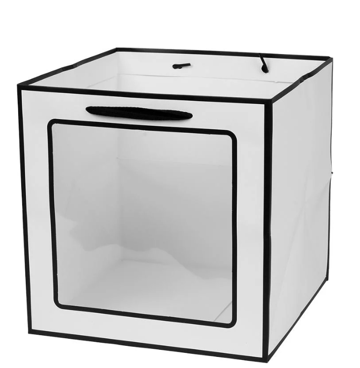 Пакет-коробка подарунковий Noir L 30х30х30 см (R42311-L)
