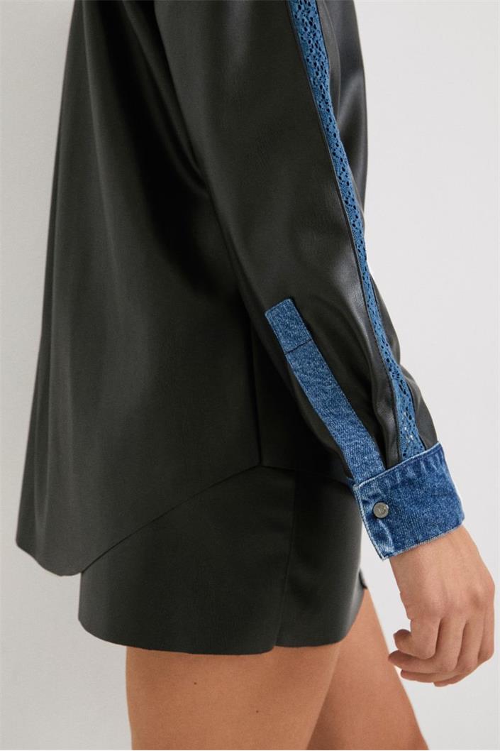 Рубашка женская Desigual 21wwcw21 XL Черный - фото 3