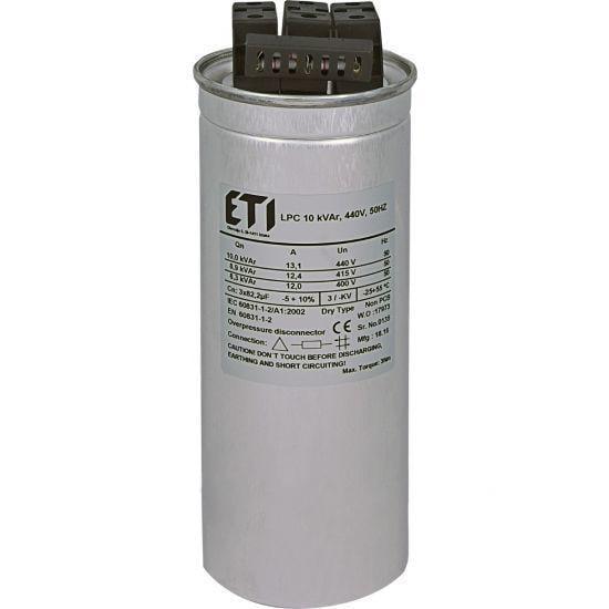 Конденсатор трехфазный ETI LPC 10 кВАр 440 В (4656760)