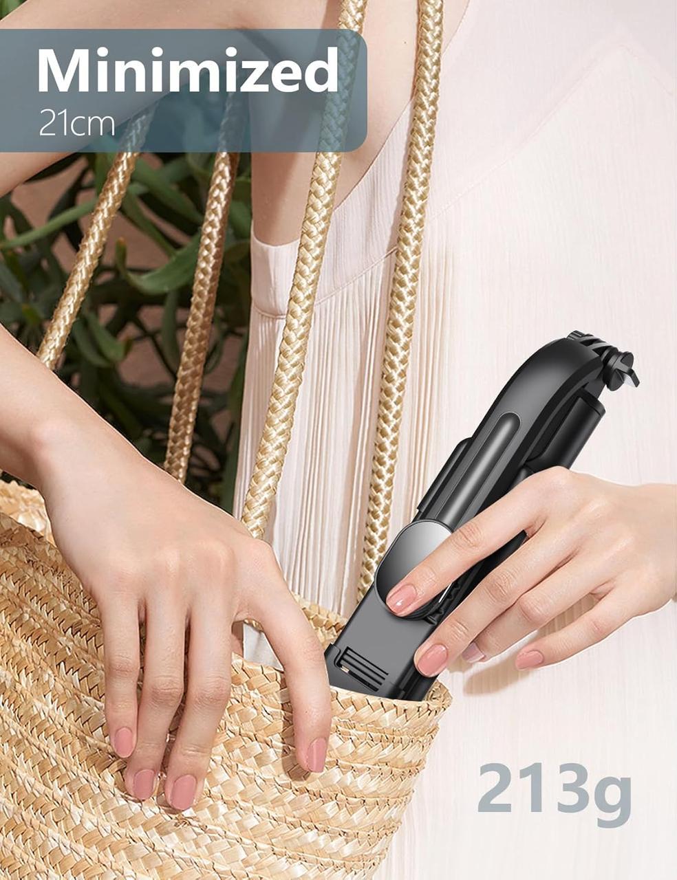 Штатив для селфі-палиці Pnitri з підсвічуванням (2441613170) - фото 8