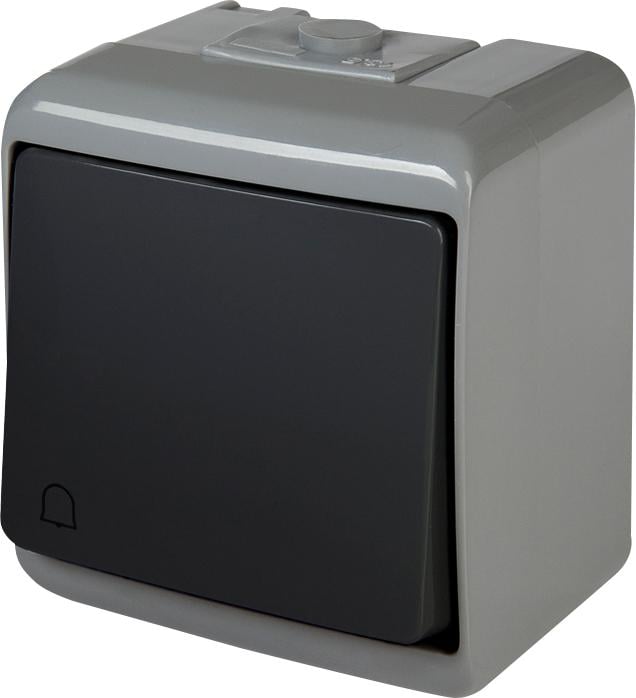 Выключатель ETI VHE-4-SRG звоночный наружный IP54 Серый графит (4668099)