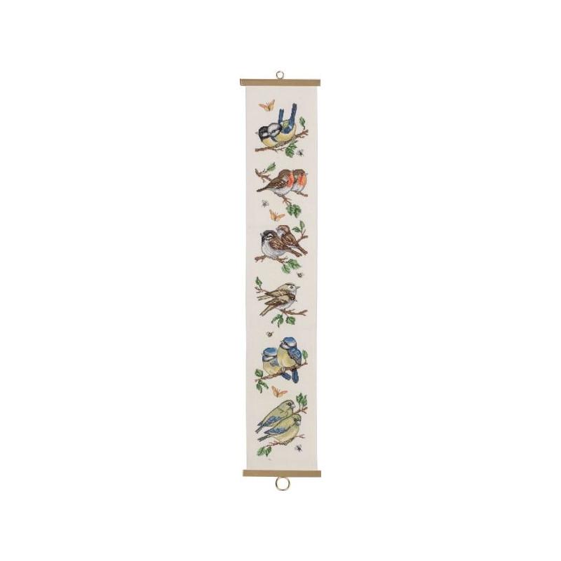 Набор для вышивания крестиком Permin 35-7116 Birds garden (23651) Набор для вышивания крестиком Permin 35-7116 Birds garden (23651)