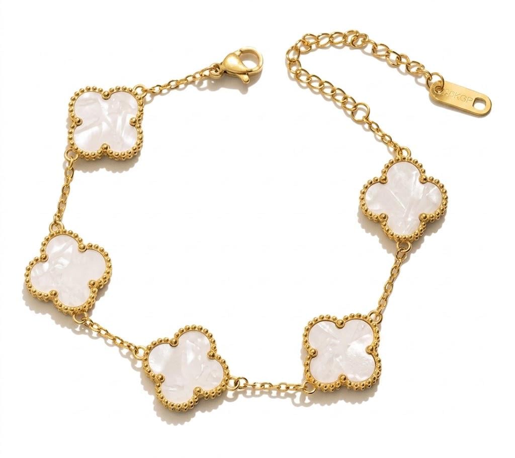 Браслет женский Gold/White (34087398)