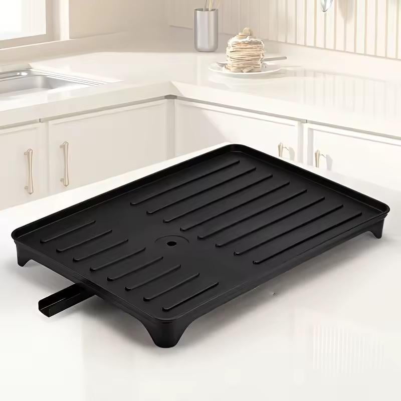 Сушка для посуды пластиковая со сливом 42х30х4 см Сушка для посуды пластиковая со сливом 42х30х4 см