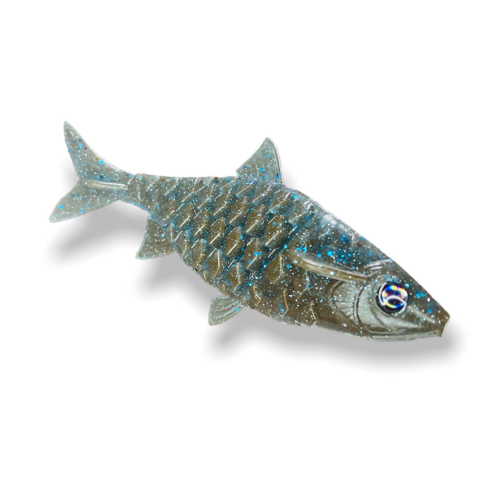 Приманки Big Baits Chebak 3D речная серия 4,0" 2 шт. # 203 Aquamarine (2406203) - фото 9