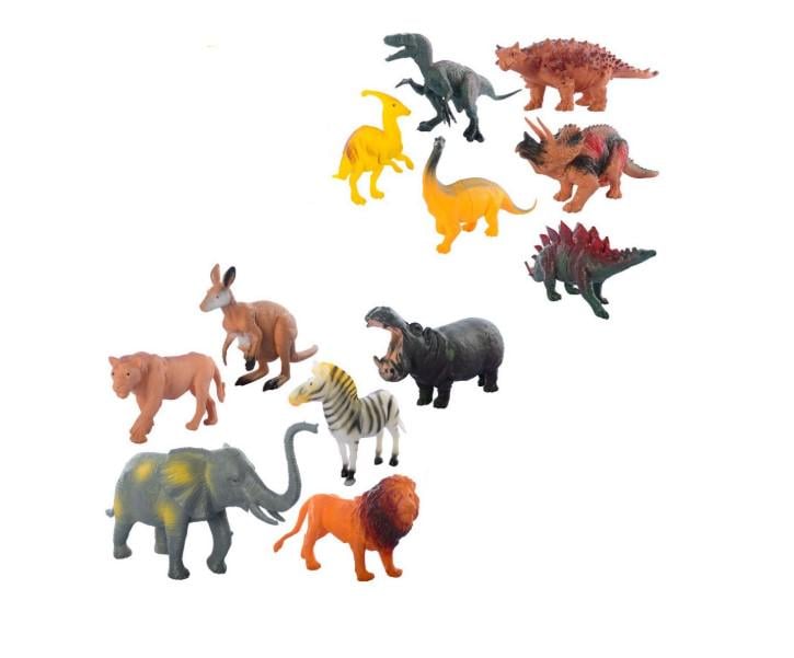 Фигурка дикие животные 666W-42-41 12 шт.