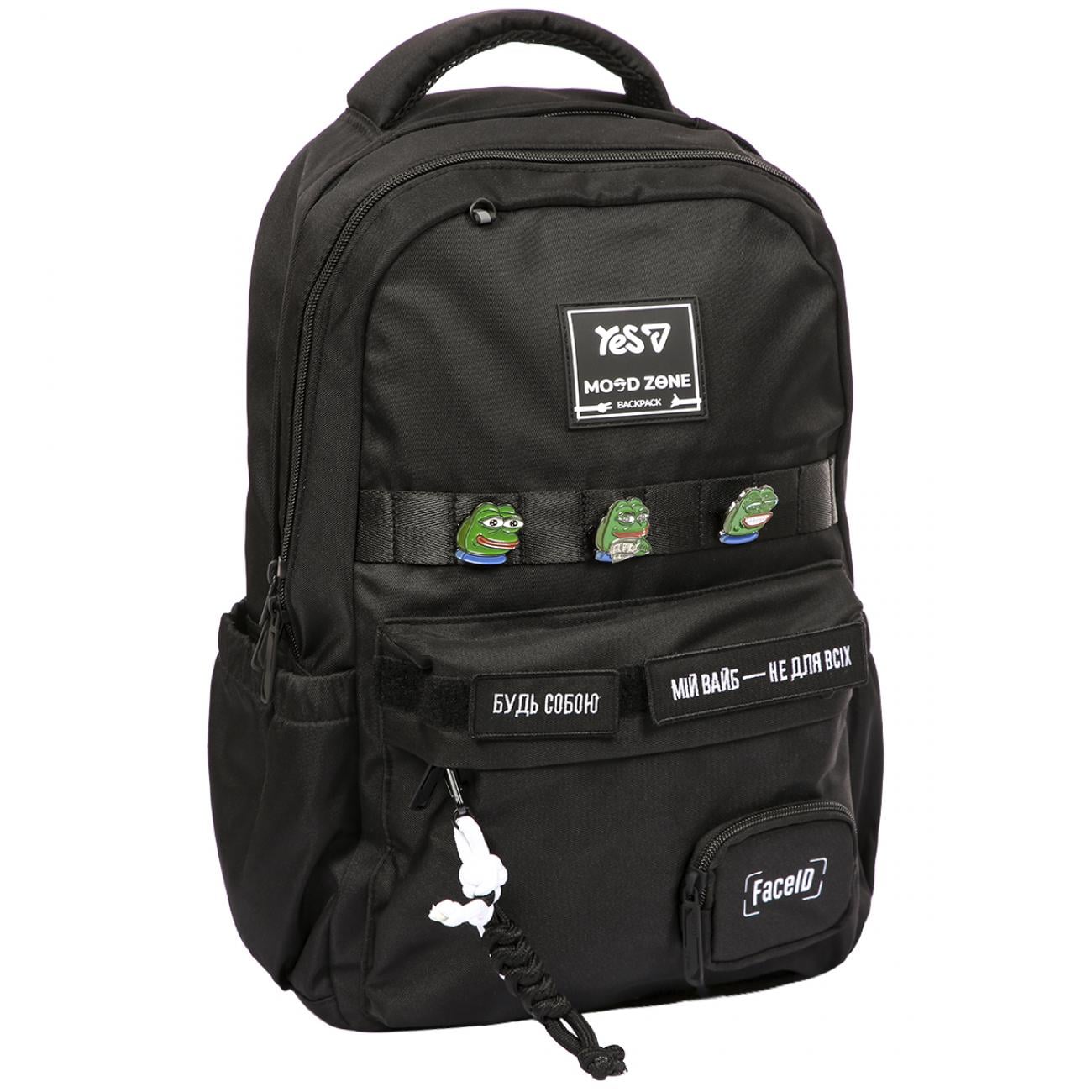 Рюкзак YES Emotions Black N T-51 (550733) Рюкзак YES Emotions Black N T-51 (550733)
