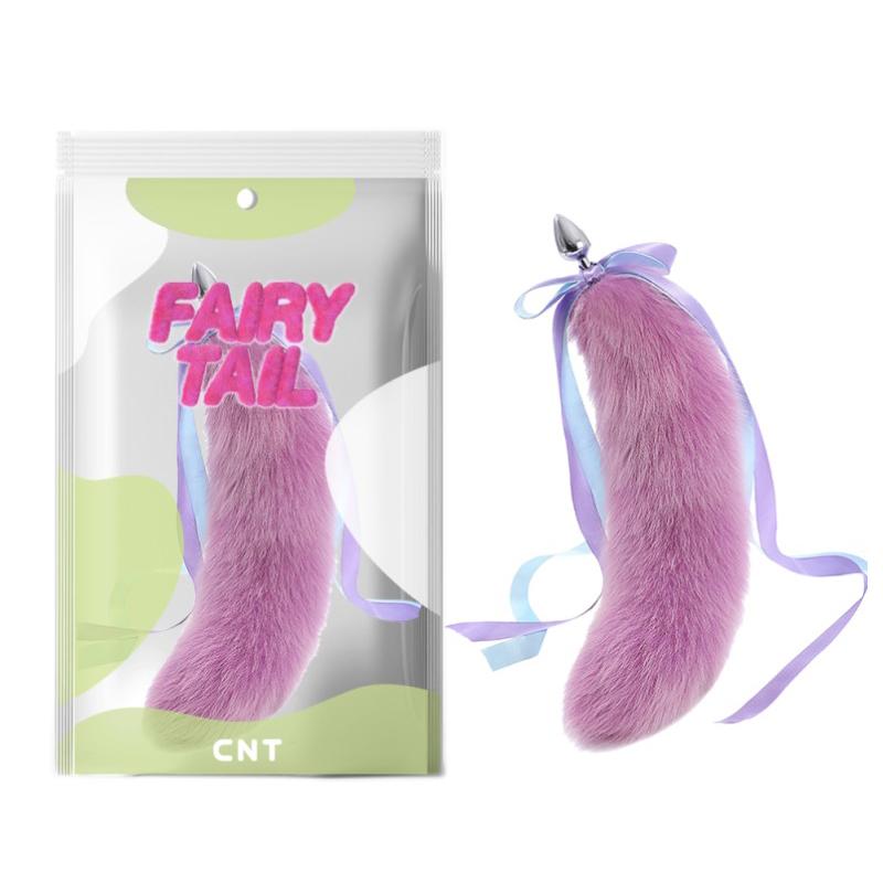 Анальная пробка с меховым хвостом Purple Agile Foxs Tail Plug 18.5 (1000062312)
