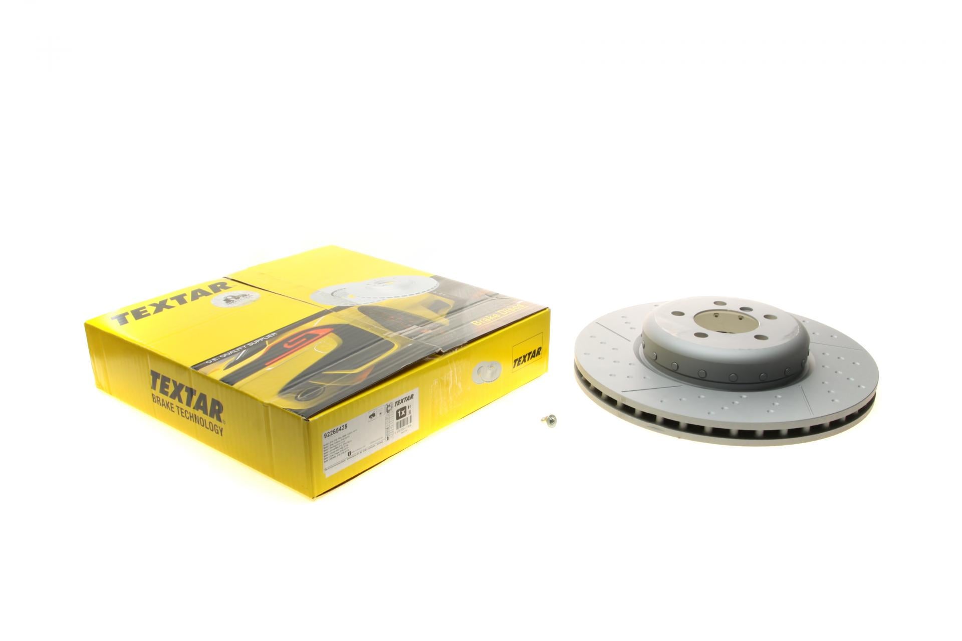 Диск тормозной передний TEXTAR BMW 3 F30/F80/4 F32/F82 11- с прорезью вентиляционной 370x30 мм PRO+ (92265425 TEXTAR)