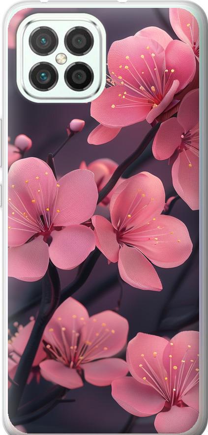 Чехол на Huawei Nova 8 SE Пурпурная сакура (6075u-2126-42517)