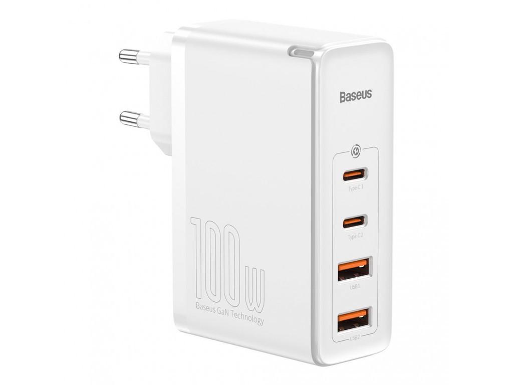 Устройство cетевое зарядное Baseus GaN2 Pro Quick Charger 2USB/2Type-C CCGAN2P-L02 100W White