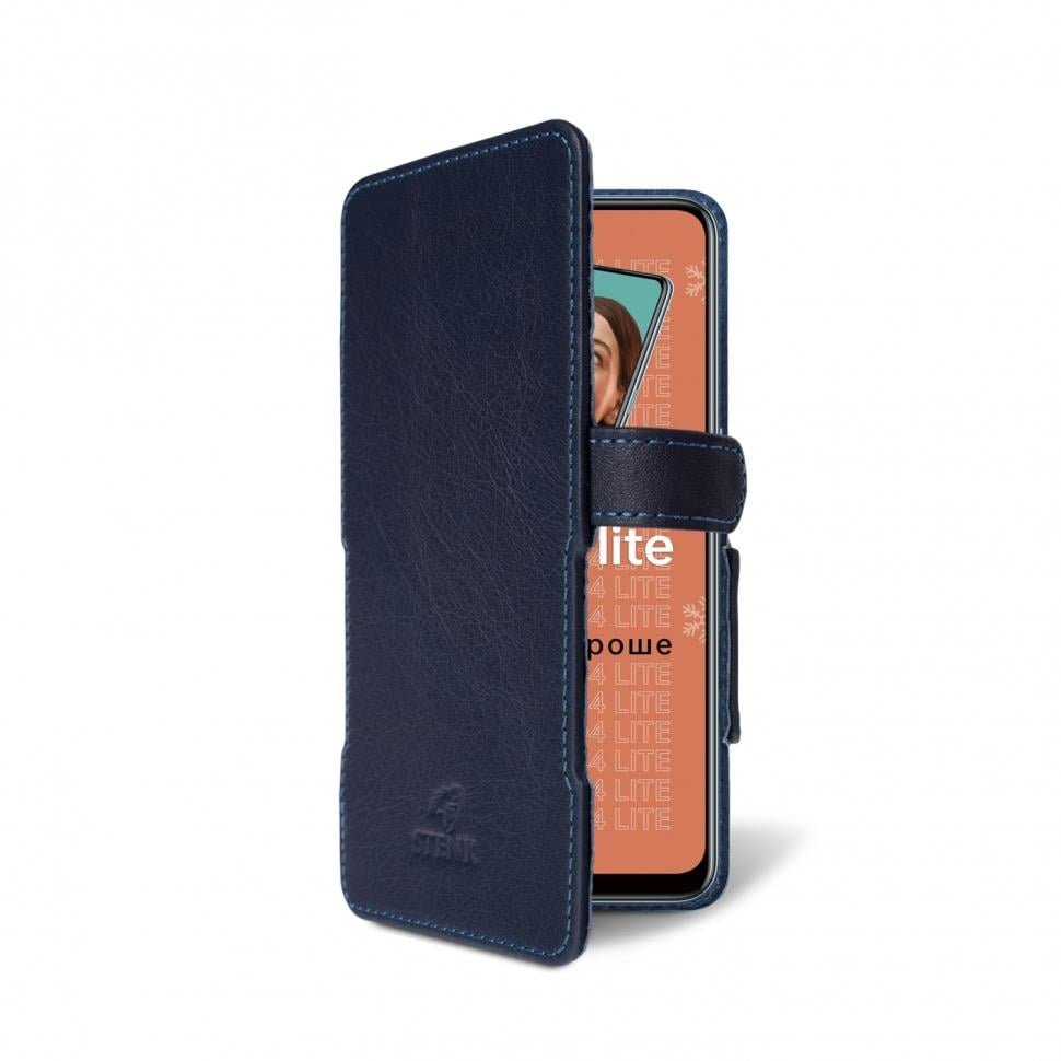 Чехол книжка Stenk Prime для OPPO Reno4 Lite Синий (68163)