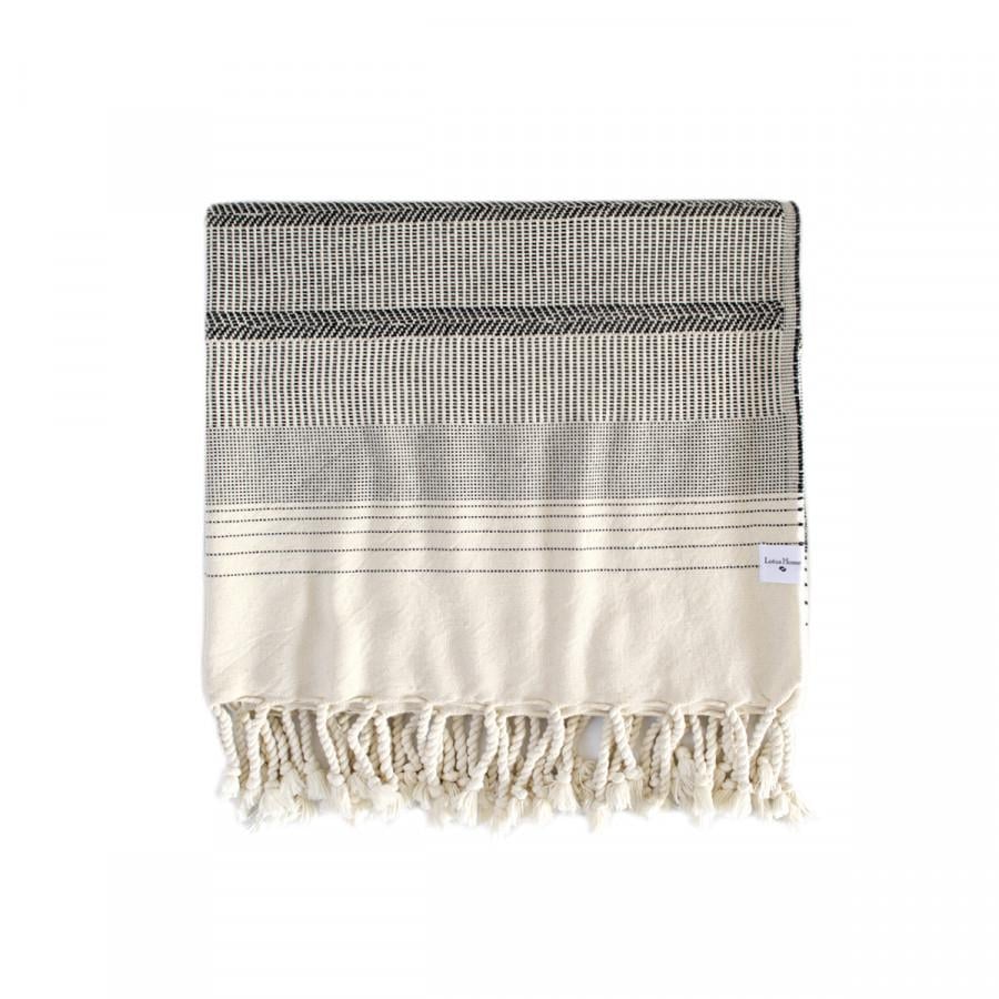 Плед Lotus Home Dubbo 130х170 см Черный (svt-2000022328715)