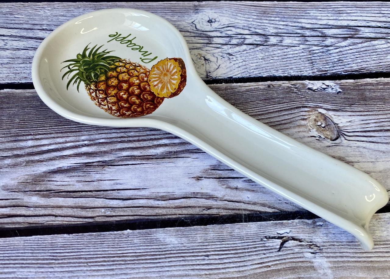 Подставка под ложку керамическая 25 см Белый (1283743440) - фото 3