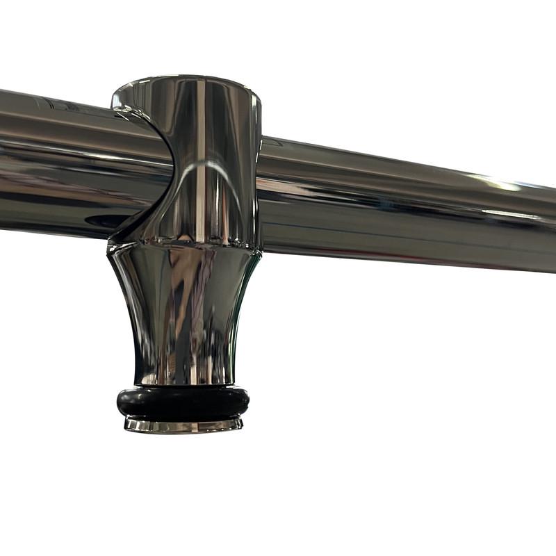 Дверь в нишу Koer SR SD06-140x220-TR-01 прозрачное стекло Easy Clean 8 мм Хром (KR5368) - фото 8 Дверь в нишу Koer SR SD06-140x220-TR-01 прозрачное стекло Easy Clean 8 мм Хром (KR5368) - фото 8