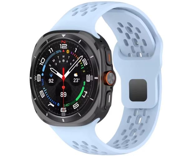 Ремешок силиконовый Air для смарт-часов Samsung Galaxy Watch Ultra Голубой (49632) Ремешок силиконовый Air для смарт-часов Samsung Galaxy Watch Ultra Голубой (49632)