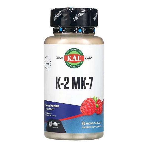 Комплекс Витамин D3+K2 KAL K-2 MK-7 ActivMelt 100 мкг 60 Micro Tablets Raspberry (000023496) Комплекс Витамин D3+K2 KAL K-2 MK-7 ActivMelt 100 мкг 60 Micro Tablets Raspberry (000023496)