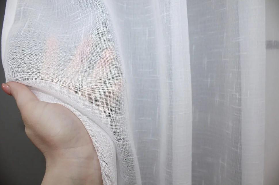 Тюль арка лен/бахрома 270х145 см Белый (000к 51-208) - фото 5 Тюль арка лен/бахрома 270х145 см Белый (000к 51-208) - фото 5