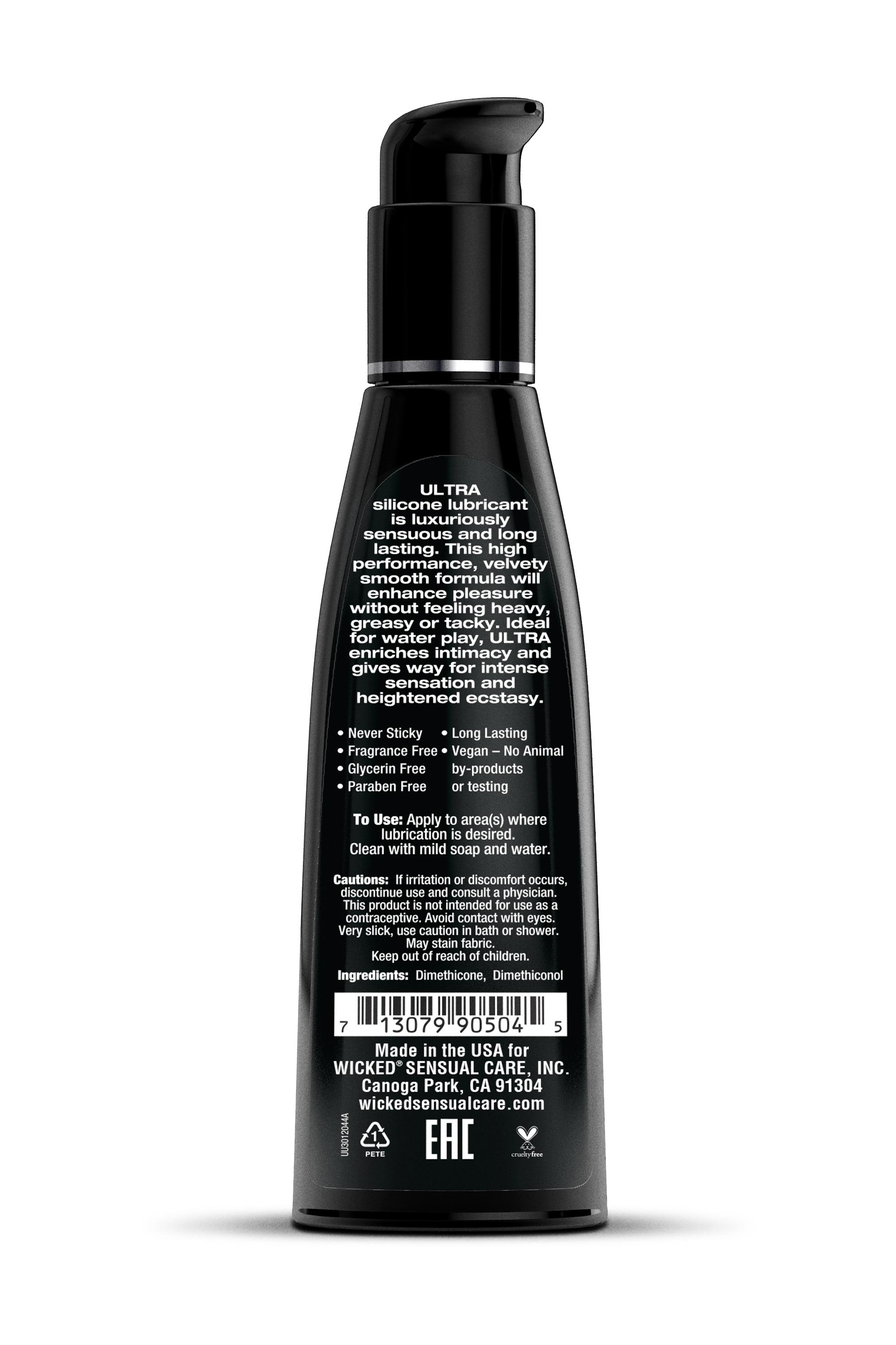 Лубрикант силіконовий WICKED Ultra Silicone Lubricant 120 мл - фото 2