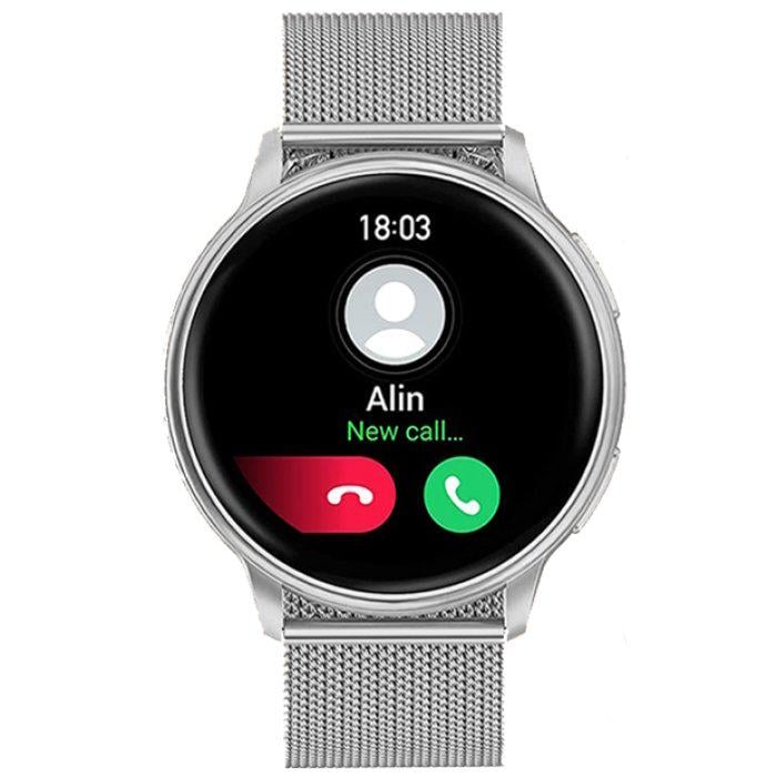 Смарт-годинник UWatch Smart Melisia Silver Steel з ремінцями 2 шт. (2025) - фото 4