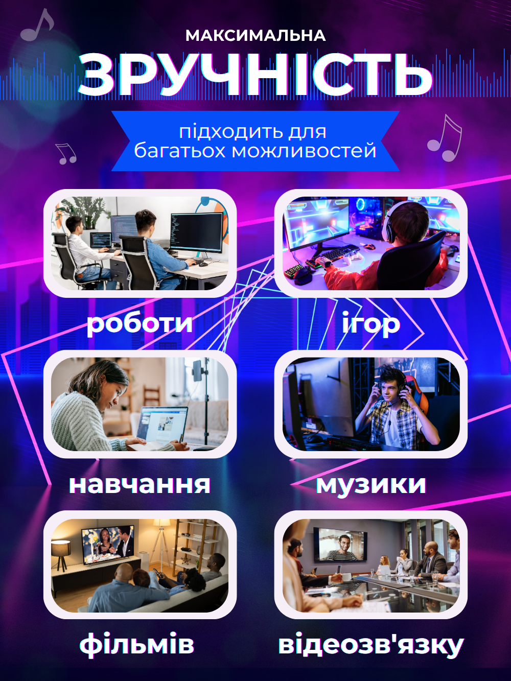 Комп'ютерні колонки Andowl Q-YX17X1 USB аудіо 6W з RGB Чорний (8cd5fc24) - фото 8