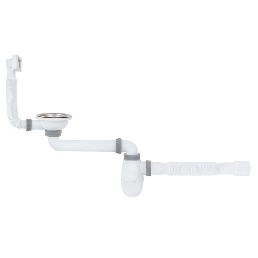 Сифон для кухонной мойки ITAL K1015 смещен 1/2"х40 (21332822)