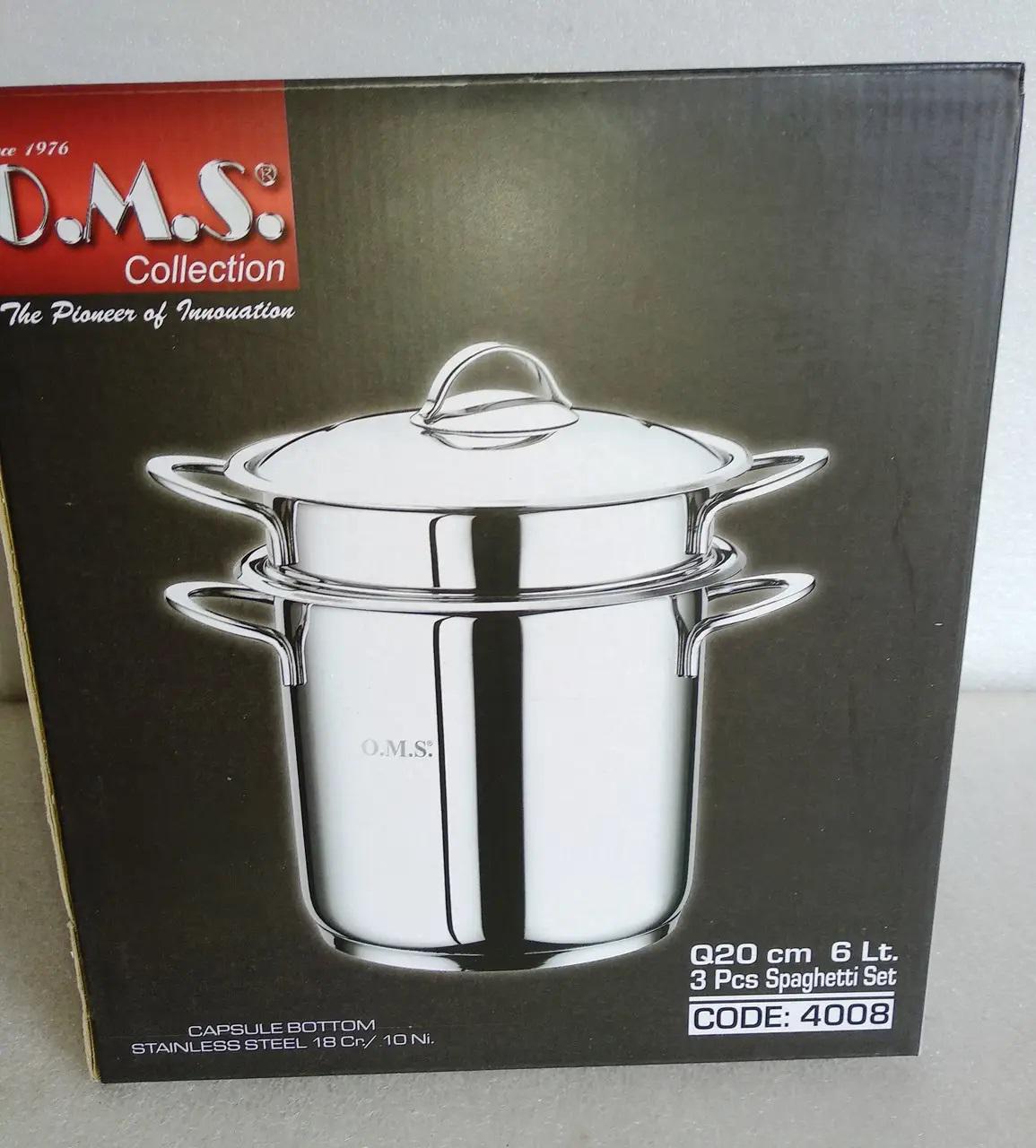 ᐉ Кастрюля O.M.S. Collection 4008 с дуршлагом для макарон (88722 ...