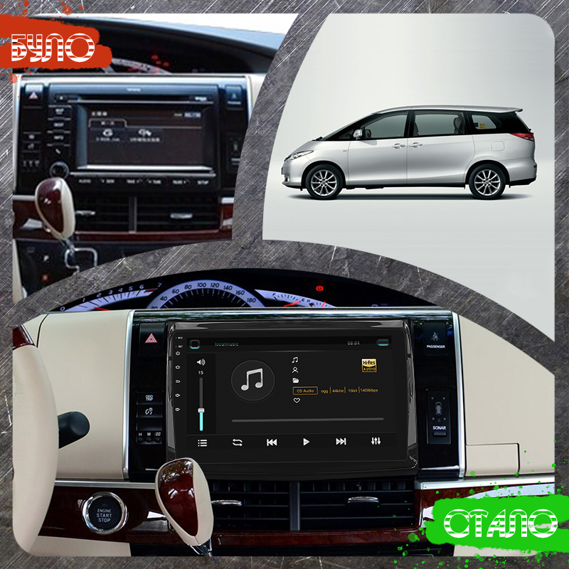 Магнитола штатная Lesko 9" для Toyota Previa III XR50 2006-2019 6/128Gb 4G Wi-Fi GPS Top - фото 3