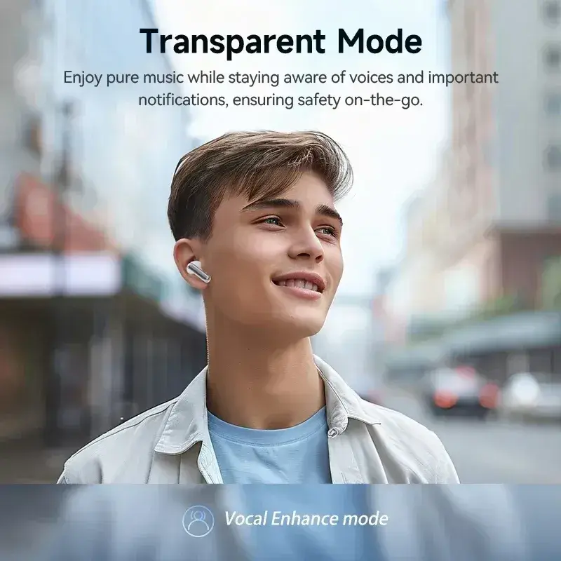 Навушники бездротові QCY Melobuds N50 Black (HT12) - фото 9