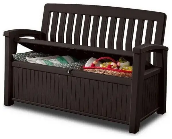 Скамейка-ящик для хранения Keter Patio Storage Bench 227 л Коричневый (CNT00008785) - фото 3