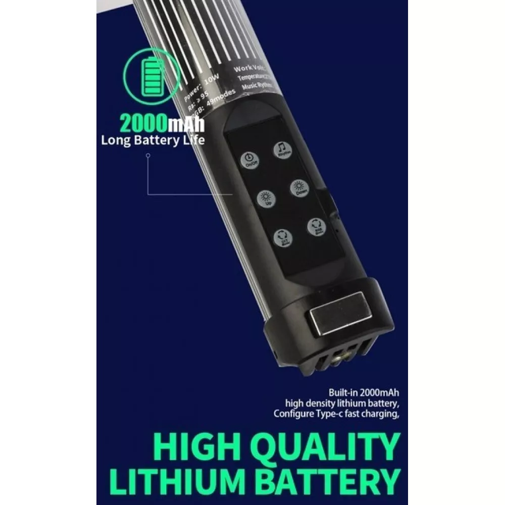 Лампа светодиодная RL-30SL RGB для фото и видео с аккумулятором и магнитами (786406) - фото 7 Лампа светодиодная RL-30SL RGB для фото и видео с аккумулятором и магнитами (786406) - фото 7