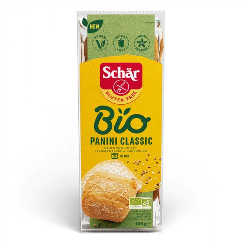 Булочки белые хлебные Dr. Schar BIO Panini Classic 165 г (8008698030462)