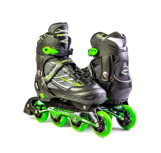 Розсувні ролики Scale Sports р. 41-44 Black/Green (191311455)
