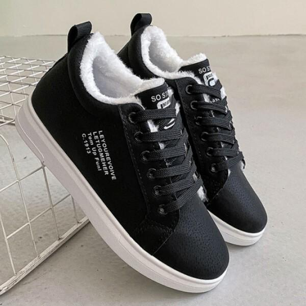 Кеды женские демисезонные M00210-6 на меху р. 40 Черный - фото 2 Кеды женские демисезонные M00210-6 на меху р. 40 Черный - фото 2