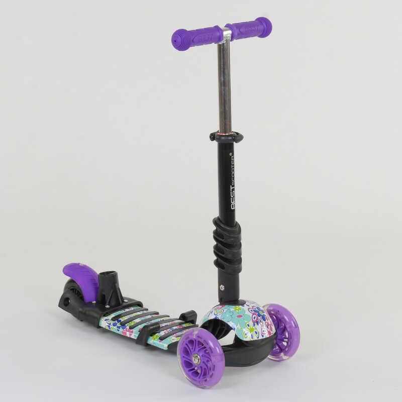 Самокат Best Scooter 5в1 PU колеса с подстветкой Multicolor (84216) - фото 3