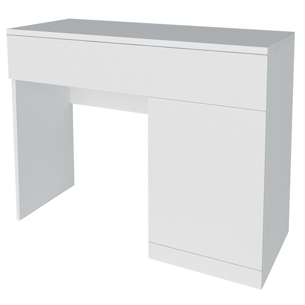 Стол туалетный Неман Трюмо Т001 ДСП/МДФ 1002х400х750 мм Белый супермат (40261)