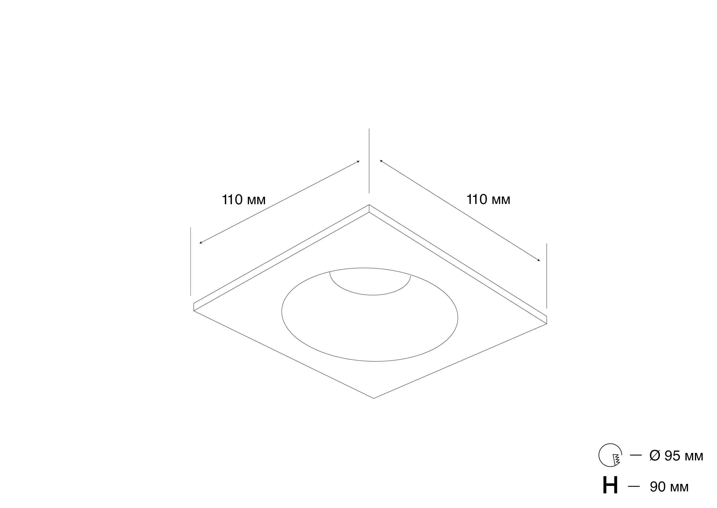 Точковий світильник MJ-Light SL7469-3-12W BK 3000K (9420799) - фото 2