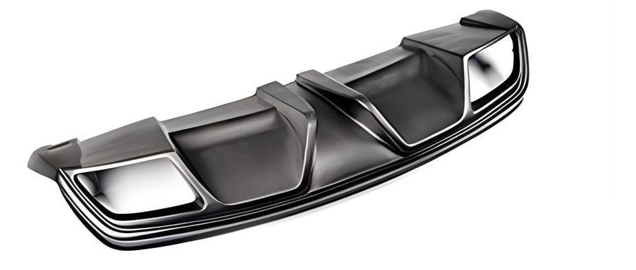 Диффузор задний DPT для Mercedes CLA C117 2013-2019 гг. ABS-пластик Черный глянец (130564)