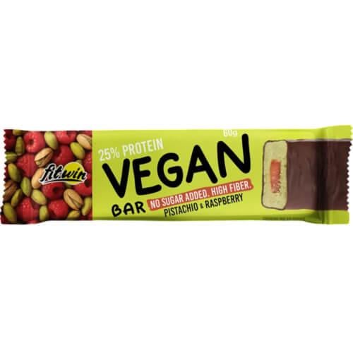 Протеиновый батончик FitWin Vegan Bar 60 г Фисташка и малина (FIT-1088) Протеиновый батончик FitWin Vegan Bar 60 г Фисташка и малина (FIT-1088)